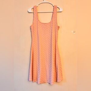 Pink Bodycon A- line Sleeveless Summer Dress.  Size Medium